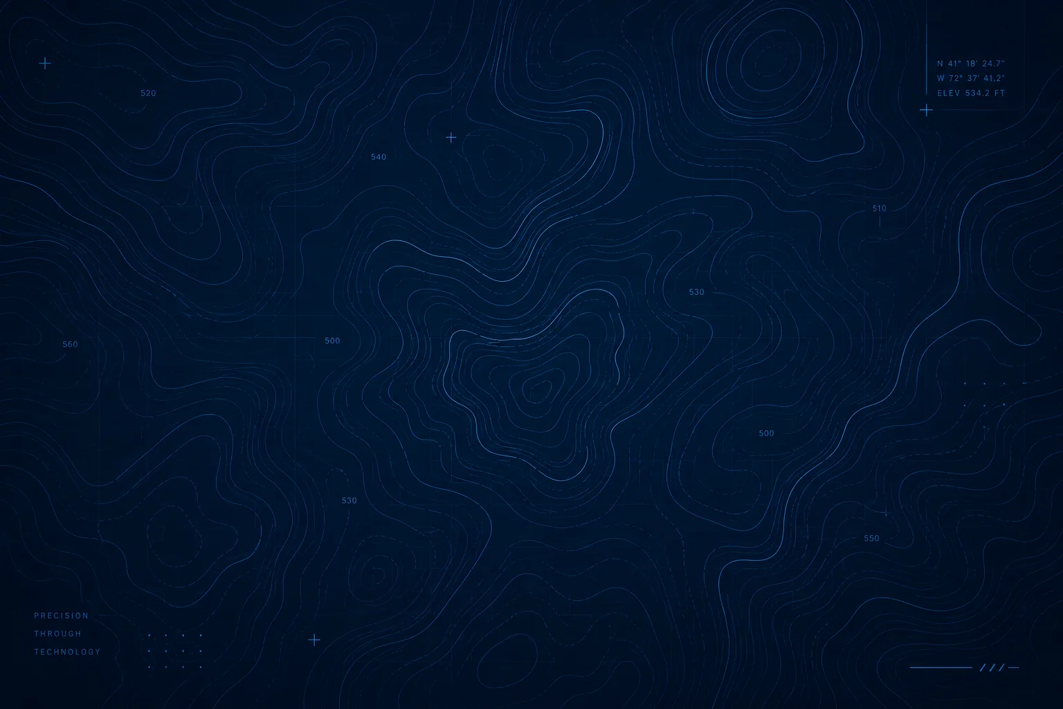 Topographic property intelligence visualization